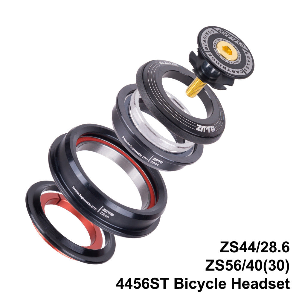 ZTTO 4456ST Aluminum Alloy Bike Bearing Headset Tapered / Straight Tube Front Fork Headset ZTTO 4456ST Aluminum Alloy Bike Bearing Headset Tapered / Straight Tube Front Fork Headset